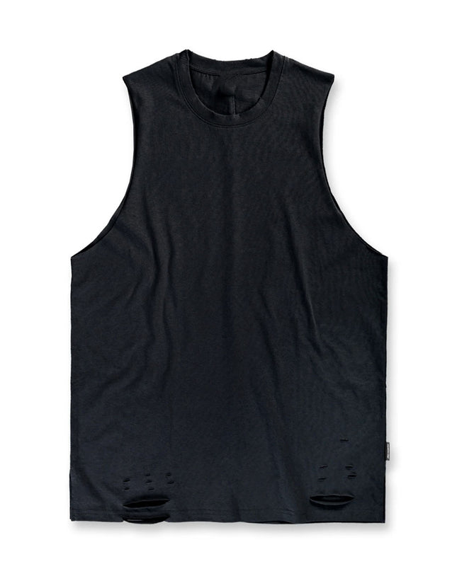 Men's Sleeveless Fitness Vest With Holes
