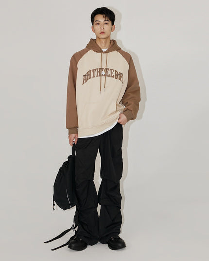Men's Sweatshirt Vintage Letter Print Sports Hoodie