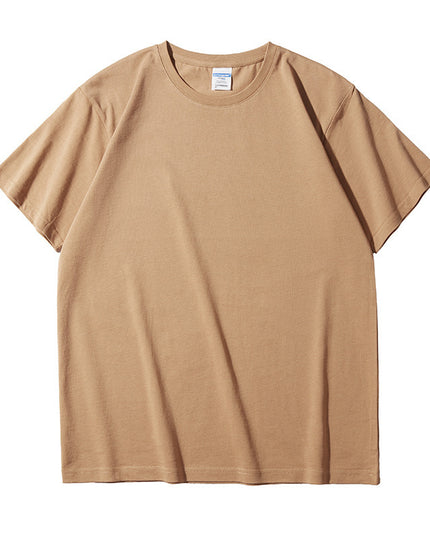 Double Yarn Combed Cotton 210g Blank Light Board T-shirt