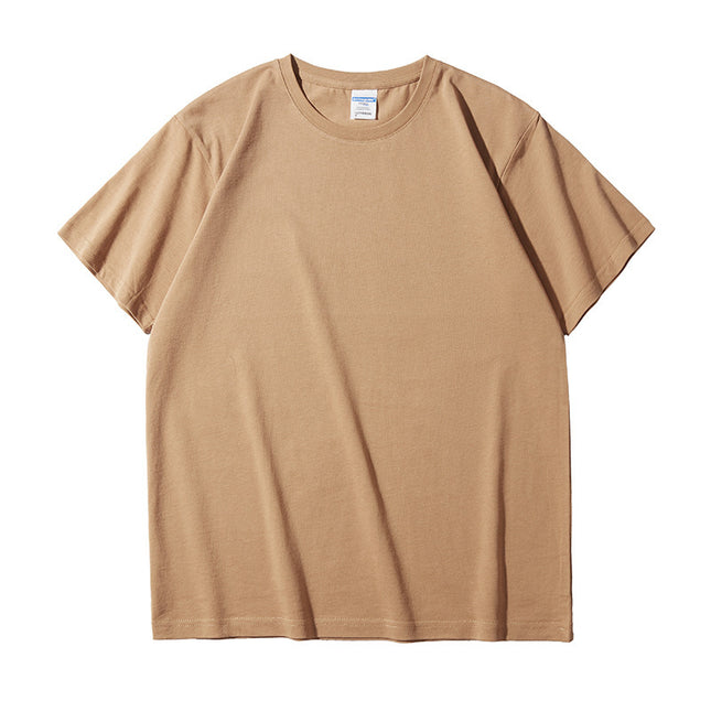 Double Yarn Combed Cotton 210g Blank Light Board T-shirt