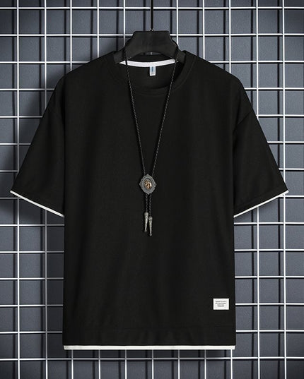 Half Sleeve Trendy All-matching Top