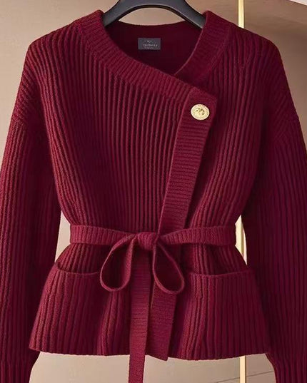 Red Design Sense Birthday Year Sweater