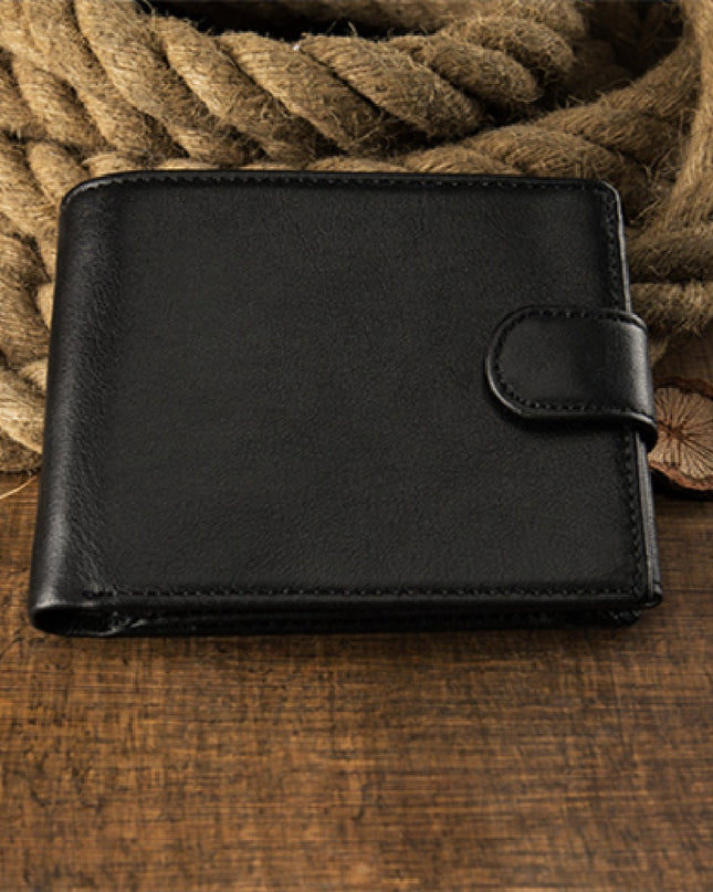 Customized Cowhide Wallet For Men's Short