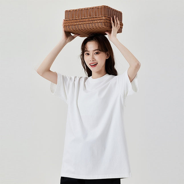 Cotton Heavy Round Neck Cultural T-shirt Advertising Shirt