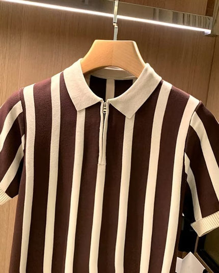 Loose Knitwear Short Sleeve Round Neck Casual Top