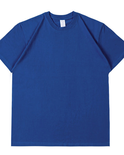 Pure Cotton Short Sleeve Solid Color Fashion Brand Loose Half Sleeve Blank T-shirt