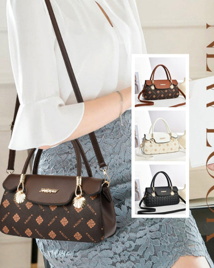 Vintage Exquisite Letter-printed Women's Handbag Fashion Printed Casual Simple Handbag Women's Cross-body Bag