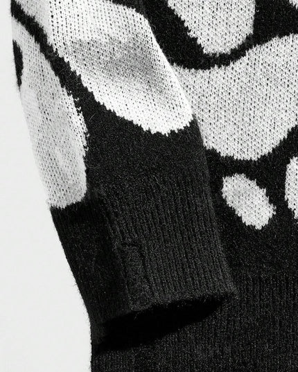Loose American Sweater High Street Tide Top