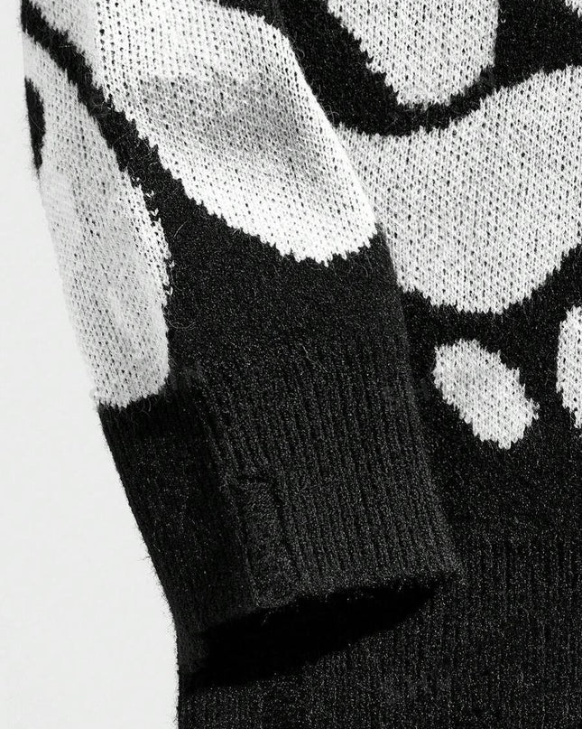 Loose American Sweater High Street Tide Top