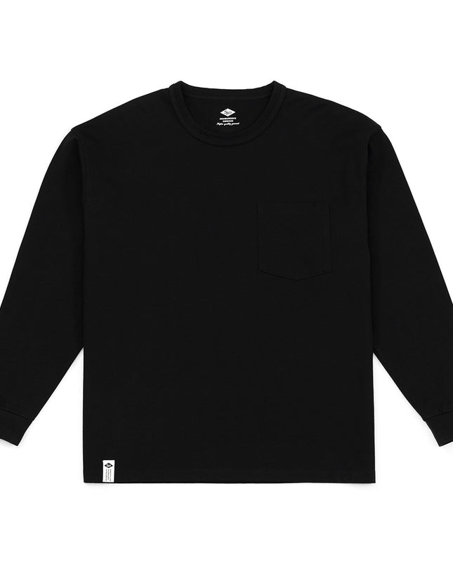 Solid Color Oversize Long-sleeved T-shirt Men