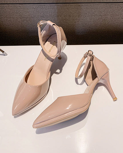 Women's High-heeled Sandals With Buckle Strap