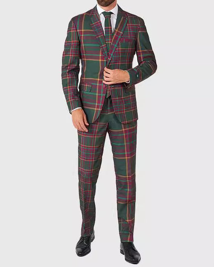 Two-piece Digital Printing Suit With Two Buttons Suit