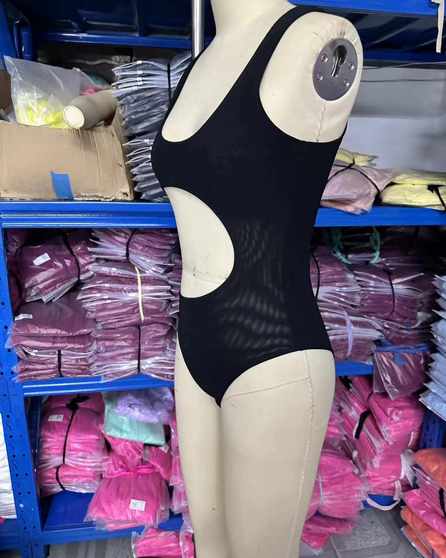 Women's Beach Bath Sunbath Breathable One-piece Swimsuit