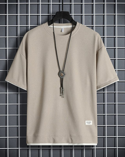 Half Sleeve Trendy All-matching Top