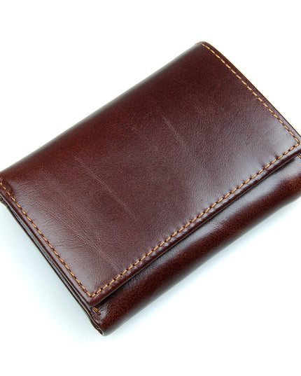 Retro Fashion Anti Scanning Leather Wallet