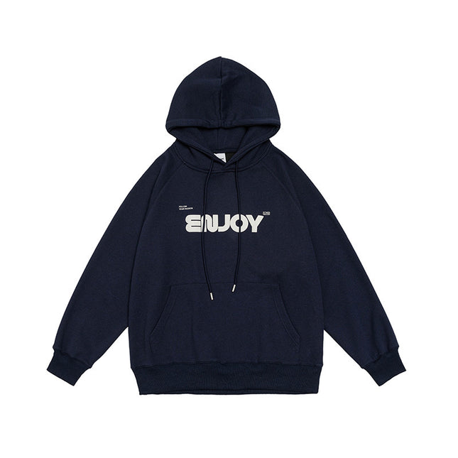 Simple Hooded Sweater Men And Women Letter Printing