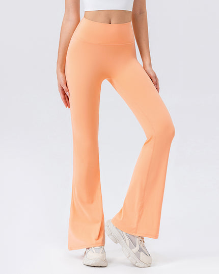 Female High Waisted Hip Lifting Micro Trumpet Yoga Pants