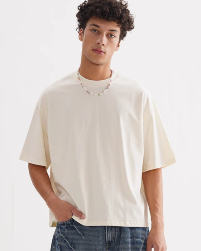 Tall And Versatile Pure Cotton T-shirt American Style