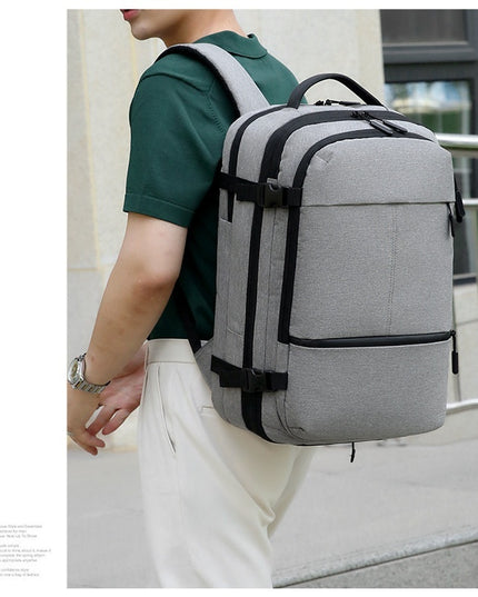Waterproof Derm Capacity Scalable Travel Bag Multi-functional Computer Backpack