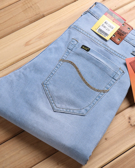 Men's Comfortable Elastic Straight Fit Jeans