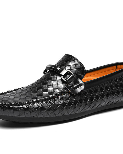 Men's Casual Leather Shoes Flat Heel