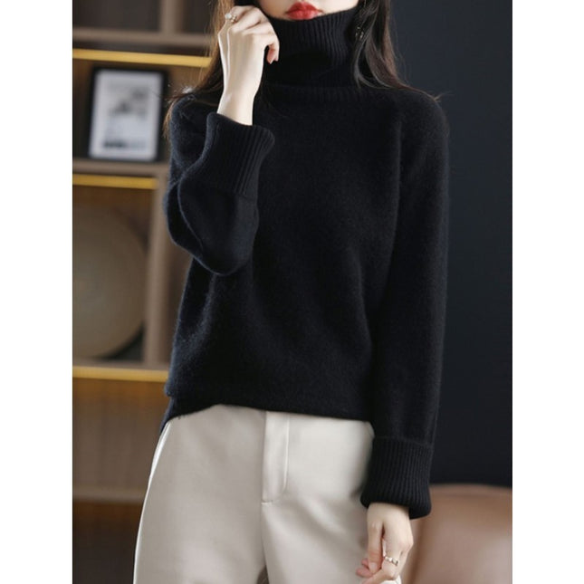 High Neck Thickened Bottoming Shirt Sense Thermal Sweater