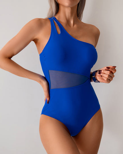 One-piece Swimsuit Women's One-shoulder Bikini Sports