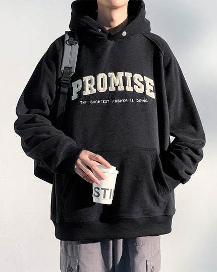 Men's Letter Printing Loose Pullover Top