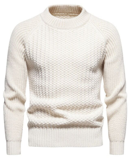 European Size Pure Color All-matching Youth Sweater Top