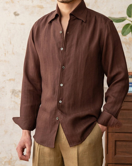 Breathable Casual Light Thin-piece Collar Shirt