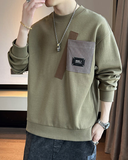 Round Neck Bottoming Shirt Ins Casual Sweatshirt Loose