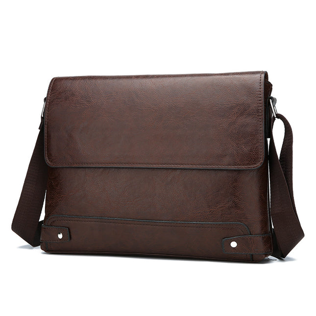 European & American Men’s Backpack | Business Hanging Bag, PU Leather