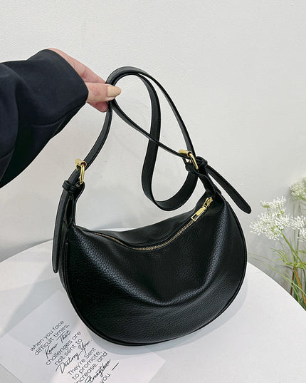 Soft Leather Large Capacity Underarm All-match Shoulder Messenger Bag