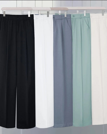 Men's Suit Straight-leg Loose Drooping Casual Pants Trousers