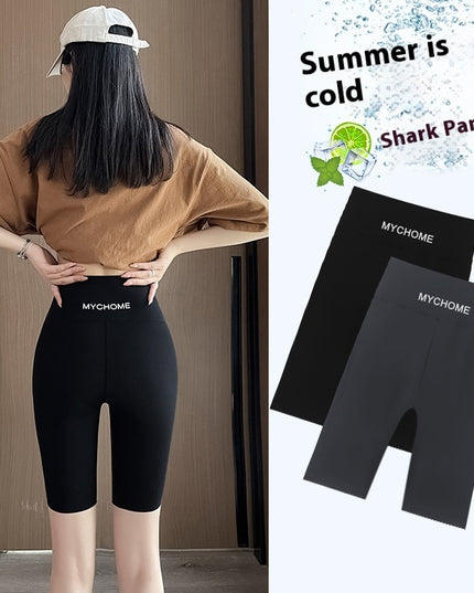 Women's Five-point Shark Pants High Waist Hip Lift