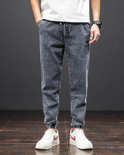 Mens Fashion Casual Loose Stretch Jeans