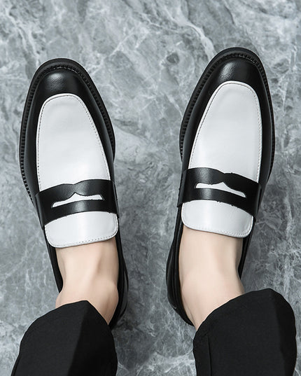 British Style Korean Style Slip-on Casual Leather Shoes