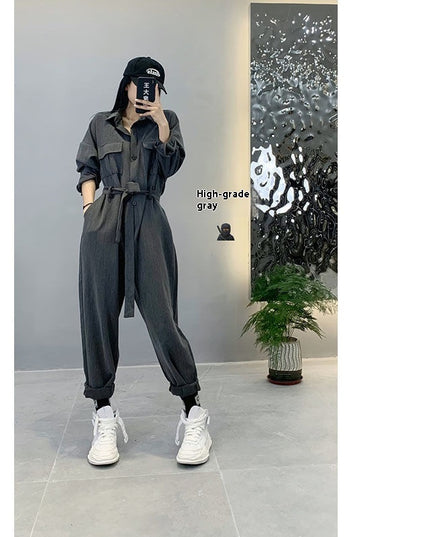 Fashion Loose And Handsome Fried Street One-piece Tide