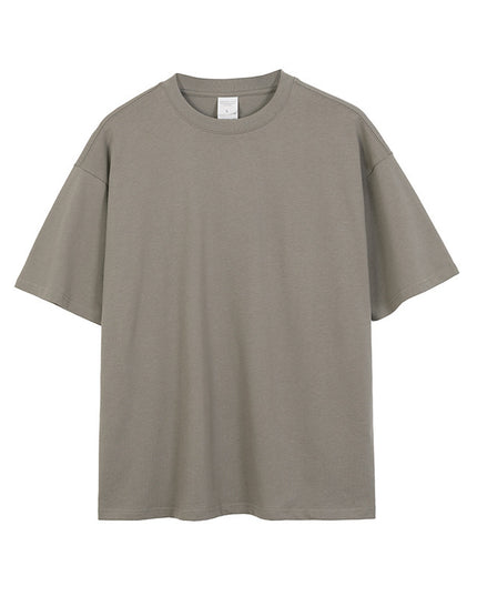 Men's Thick Double Yarn Loose Short Sleeve T-Shirt