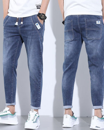 Denim Stretch Casual Men's Trousers Thin