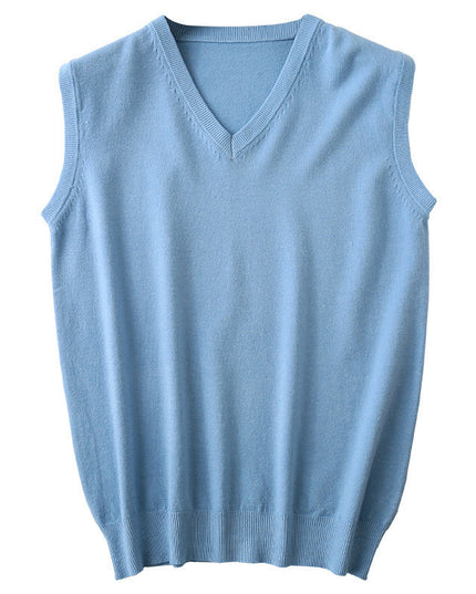 Pullover Knitting Men's Vest Autumn And Winter Clothing