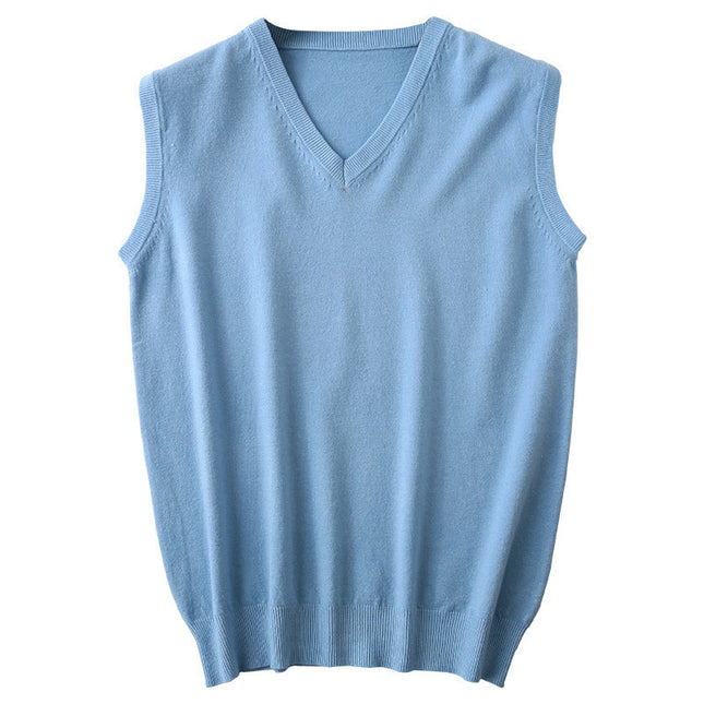 Pullover Knitting Men's Vest Autumn And Winter Clothing