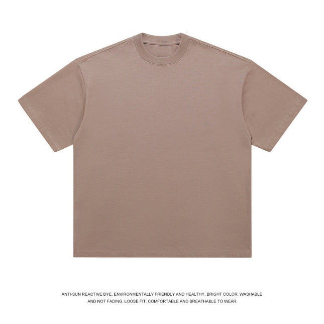 T-shirt Men's Loose Solid Color Bottoming Shirt
