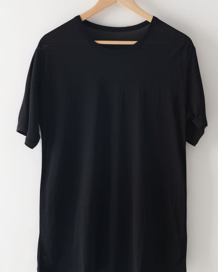 Men's Mulberry Silk Loose Round Neck Silk T-shirt
