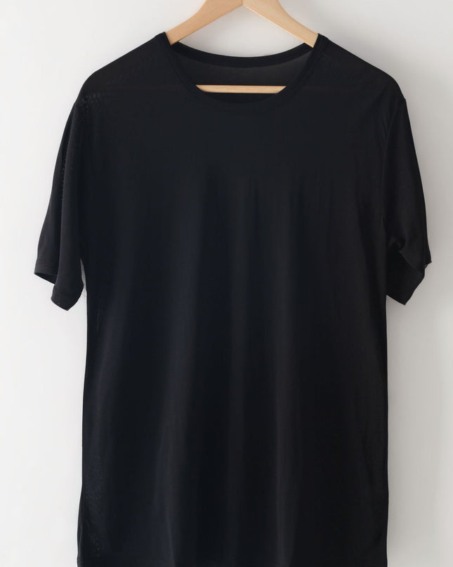 Men's Mulberry Silk Loose Round Neck Silk T-shirt