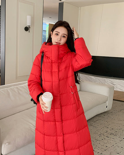 Thickened Long Section Down Cotton Jacket Coat