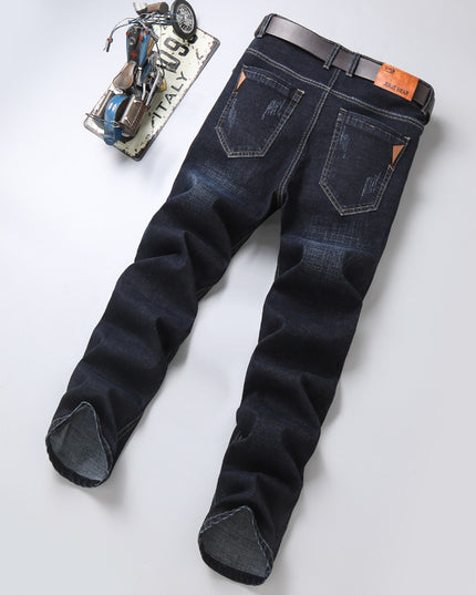 Business Casual Stretch Straight-leg Jeans