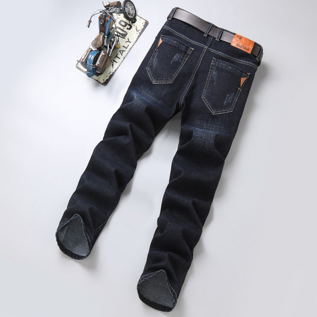 Business Casual Stretch Straight-leg Jeans