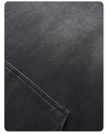 Washed Gradient Worn Hooded Sweater For Men