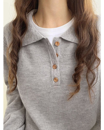 Loose-fitting Long Sleeve Sweater Women